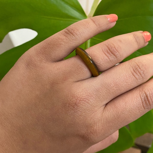 🫧Gently Loved🫧 Sophie Buhai Clara Ring - Tigers Eye 🐯 - Picture 5 of 8